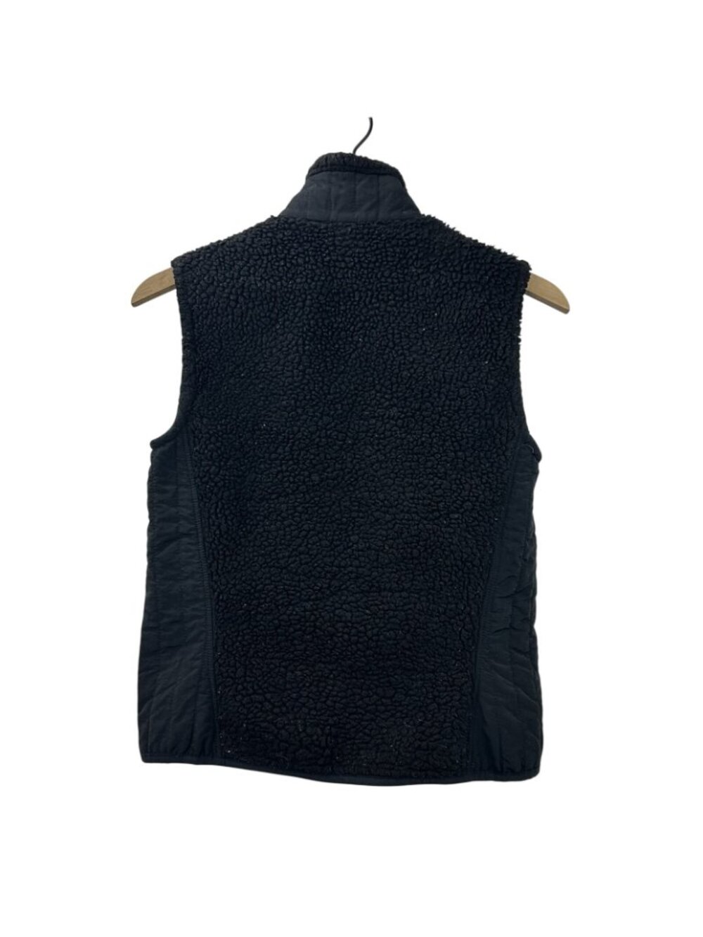 Patagonia Vest Jacket Womens Small Black Synchilla Sherpa Fleece Outdoor Hiking - Picture 8 of 16